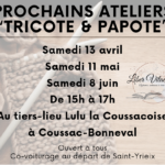 dates ateliers tricote et papote